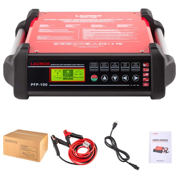LAUNCH PFP100 PFP-100 Programming FLASH POWER Advanced Diagnostic Battery Charger And Maintainer - Image 2