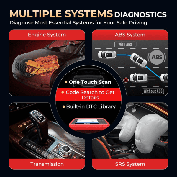 Launch CRP 129X V2.0 OBD2 Scanner Code Reader 12 Reset Functions Free Lifetime Updates - Image 7