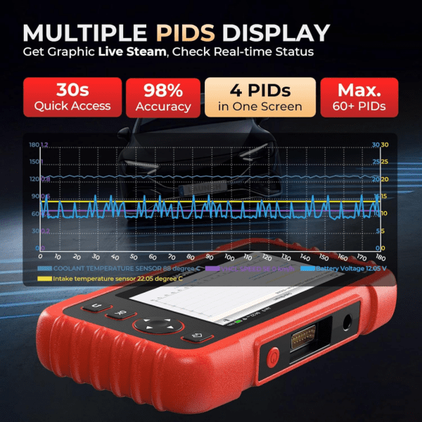 Launch CRP 129X V2.0 OBD2 Scanner Code Reader 12 Reset Functions Free Lifetime Updates - Image 9
