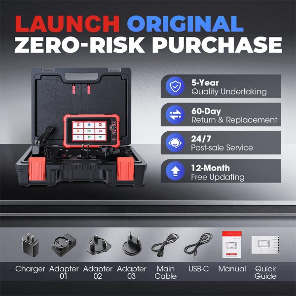 Launch X431 CRP919X All System Diagnostic Tool Global Version Support CANFD DOIP ECU Coding ABS Bleeding/ Injector Coding/ IMMO/SAS/TPMS/EPB/BMS - Image 10