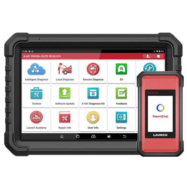 2025 LAUNCH X431 PRO3S+ Elite All-in-One Bidirectional Scan Tool with Smartlink C J2534 Programming,OEM Topology Map,50+Service