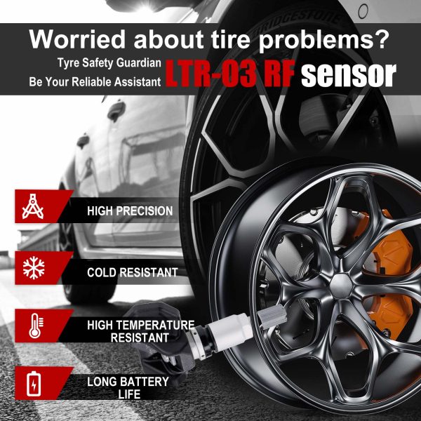 LAUNCH CRT5011E Newest TPMS Relearn Tool with 4pcs Launch LTR-03 RF TPMS Sensor Support 315/ 433MHz for Read/Activate/Programming/Relearn/Reset - Image 3