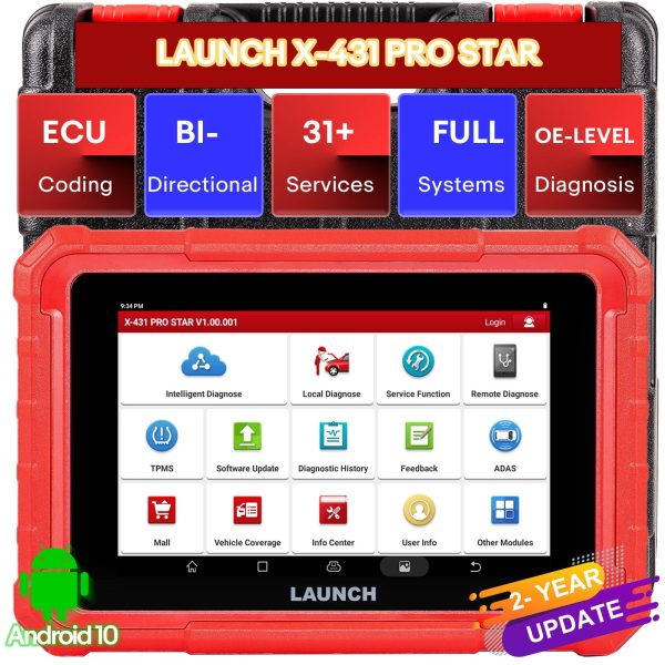 Original LAUNCH X431 Pros Star Elite X-431 Pro Ecu Coding Obd2 Auto Diagnostic Scanner Tools For Cars - Image 6