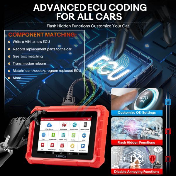 Original LAUNCH X431 Pros Star Elite X-431 Pro Ecu Coding Obd2 Auto Diagnostic Scanner Tools For Cars - Image 8