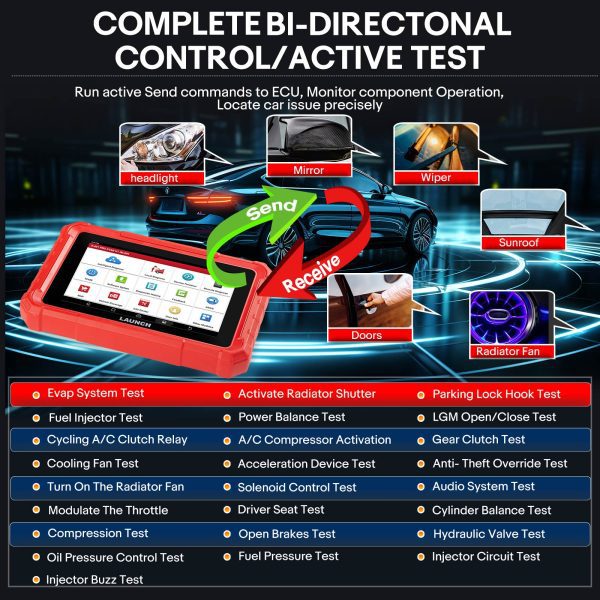 Original LAUNCH X431 Pros Star Elite X-431 Pro Ecu Coding Obd2 Auto Diagnostic Scanner Tools For Cars - Image 9
