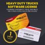 One Year Online Activation for Launch X431 Heavy Duty Trucks Software License Only on 24V Commercial Trucks for X431 PAD V/ PAD VII and PRO5 Smartlink