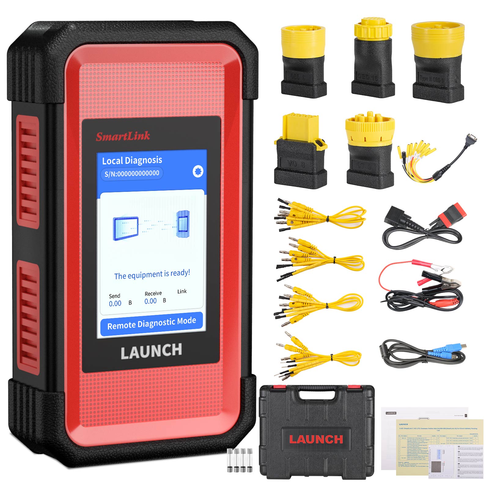 LAUNCH X-431 SmartLink C HD LITE Heavy Duty Module for Commercial Vehicles For X431 8 inch Scanner PROS V5.0/PRO V 5.0/PRO TT/PRO Dyno