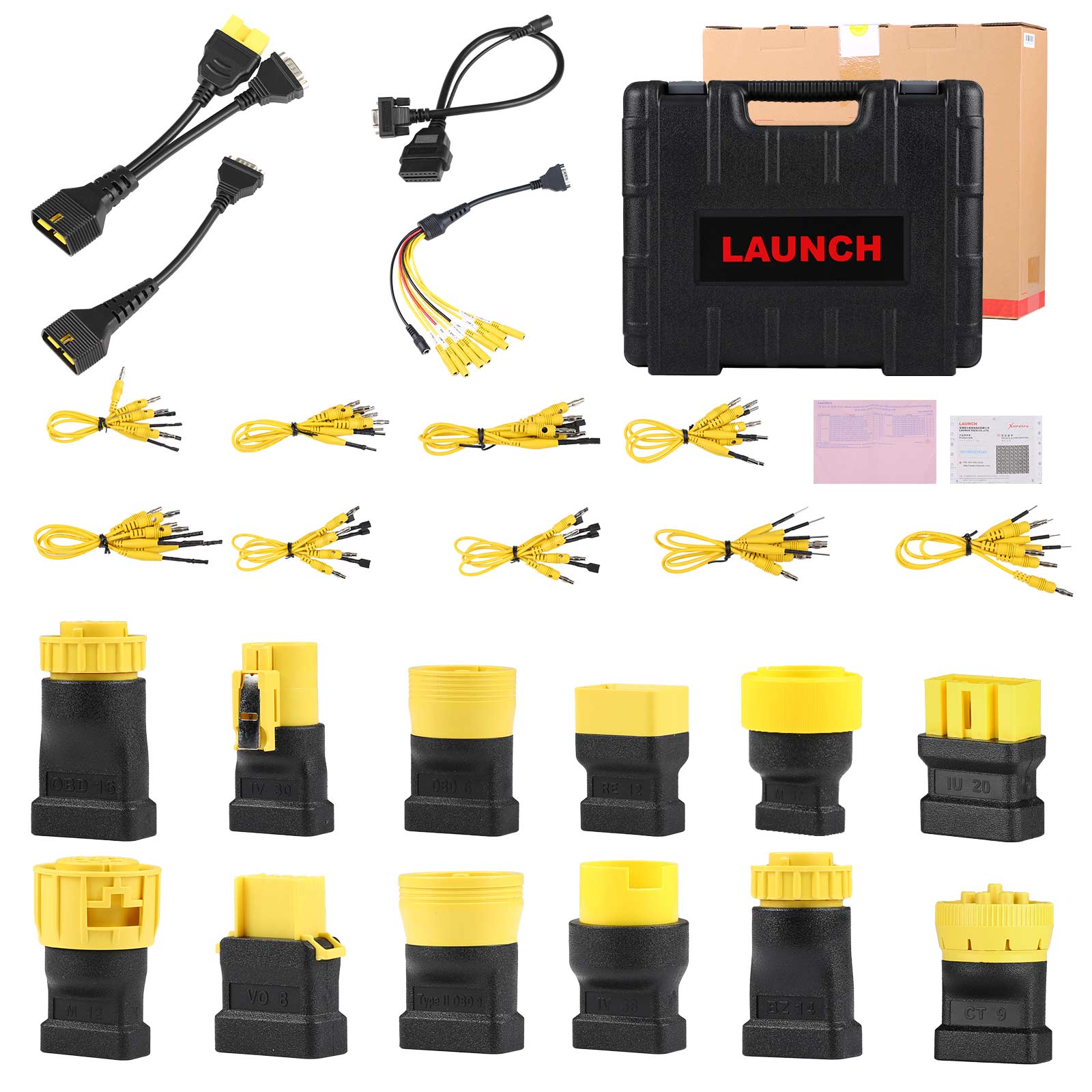 LAUNCH X431 PRO5 Smartlink Car Diagnostic Tools with Heavy Duty Truck Software License and Free Adapter Set for 12V & 24V Cars and Trucks - Image 13