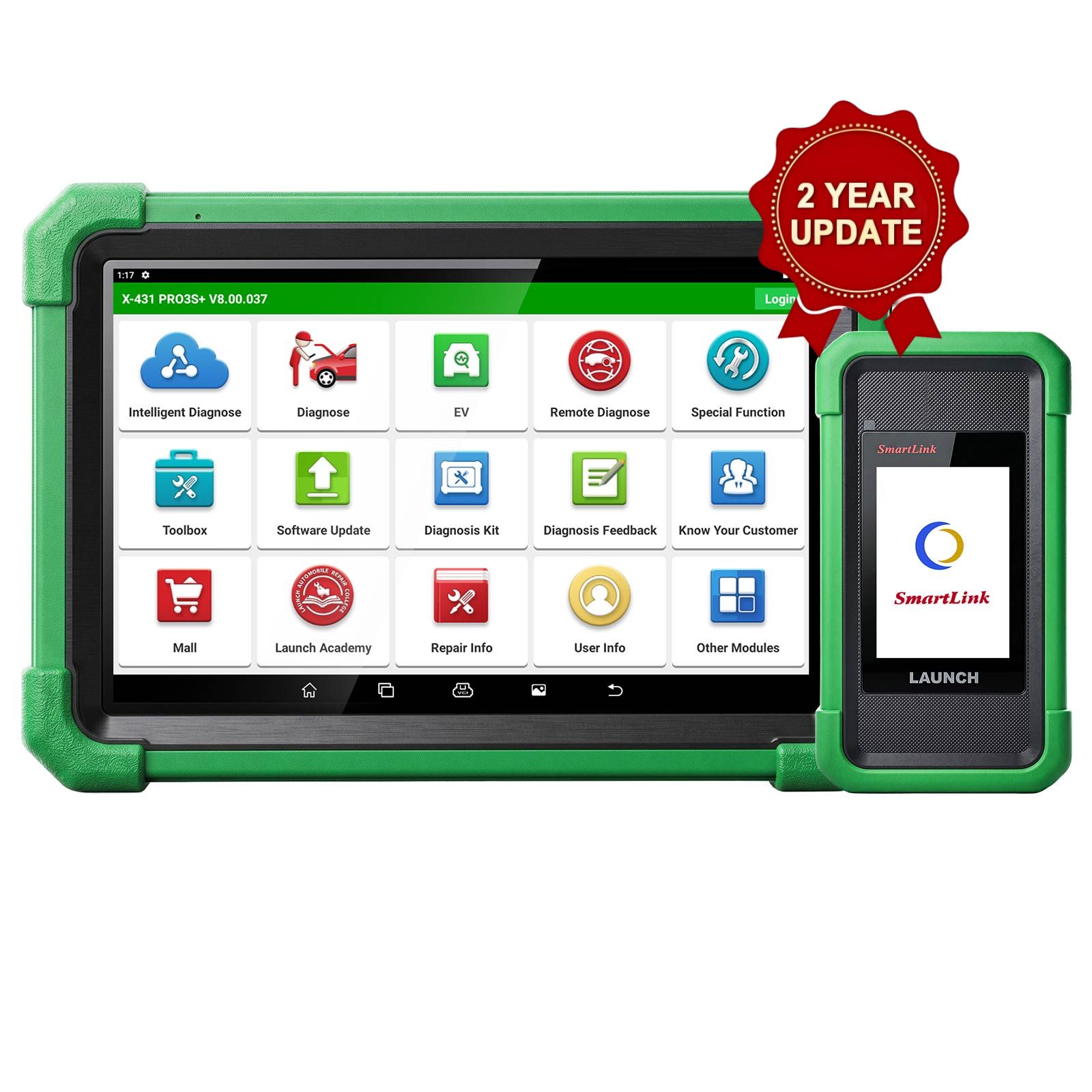 2026 LAUNCH X431 PRO3S+ EV Diagnostic Scanner for EV Diagnostics & Battery Pack Analysis Supports Topology 40+ Service Functions CAN FD DoIP