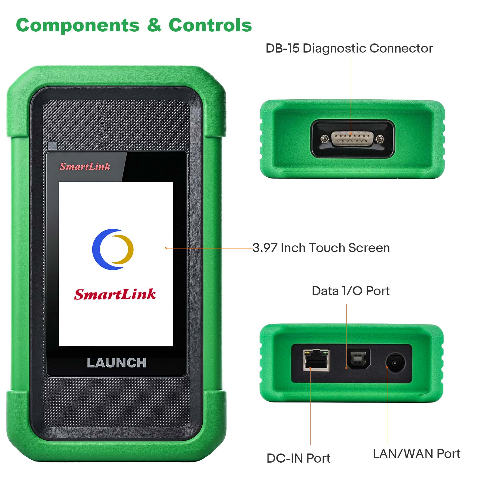 2026 LAUNCH X431 PRO3S+ EV Diagnostic Scanner for EV Diagnostics & Battery Pack Analysis Supports Topology 40+ Service Functions CAN FD DoIP - Image 8